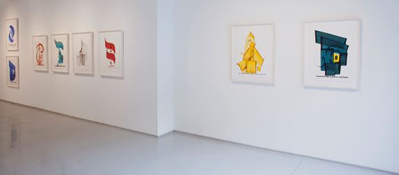 Exhibition vew: Hassan Massoudy, Words, Breath, Gesture, Sundaram Tagore Gallery, Chelsea, New York (23 February—25 March 2017). Courtesy Sundaram Tagore Gallery. 
