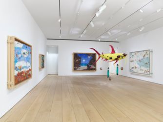 Exhibition view: Ashley Bickerton, In Focus: Ashley Bickerton, New York (12 March–3 April 2021). Courtesy the artist and Lehmann Maupin, New York, Hong Kong, Seoul, and London. Photo: Elisabeth Bernstein.