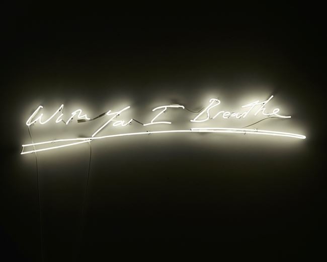 With You I Breathe by Tracey Emin contemporary artwork