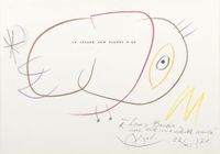 Le lézard aux plumes d'or by Joan Miró contemporary artwork painting