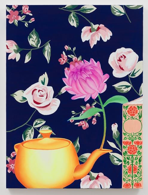 Flower in Tea Pot by Alec Egan contemporary artwork