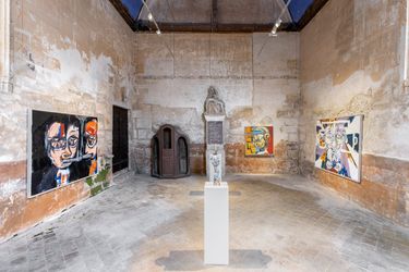 Exhibition view: Gerasimos Floratos, Hymn, Almine Rech Gallery, Château de Boisgeloup, Gisors, France (29 October–13 November 2022). Courtesy the Artist and Almine Rech. Photo: Nicolas Brasseur. 