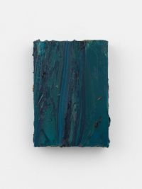 Untitled (Turquoise Green Deep/Caribbean Blue) II by Jason Martin contemporary artwork painting, works on paper, sculpture