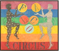 Circus by Robert Indiana contemporary artwork painting