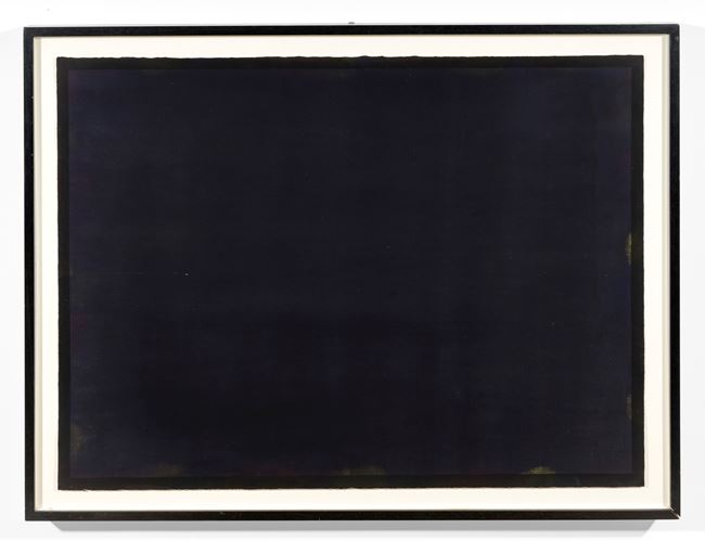 Black Watercolour 25.1.88 by Bob Law contemporary artwork