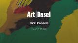 Contemporary art art fair, Art Basel OVR: Pioneers at Metro Pictures, New York, USA