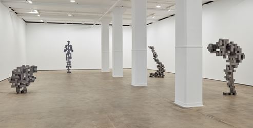 Exhibition view of Antony Gormley: CONSTRUCT at Sean Kelly, New York. May 7 - June 18, 2016. Photography: Jason Wyche, New York. Courtesy: Sean Kelly, New York.