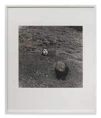 Self-Burial with Mirror by Keith Arnatt contemporary artwork photography