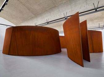 Contemporary art exhibition, Richard Serra, Transmitter at Gagosian, Le Bourget, France