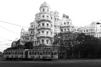 ‘Esplanade Mansions’ Colonial Art Nouveau Architecture, Calcutta, 2013 by Prabir Purkayastha contemporary artwork works on paper