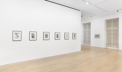Exhibition view: R. Crumb, Art and Beauty, David Zwirner, London (15 April–2 June 2016). Courtesy David Zwirner, London.