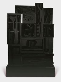 Sky City I by Louise Nevelson contemporary artwork mixed media