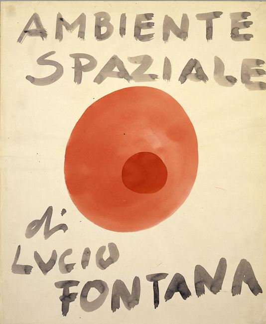 Ambiente spaziale [Spatial Environment] by Lucio Fontana contemporary artwork
