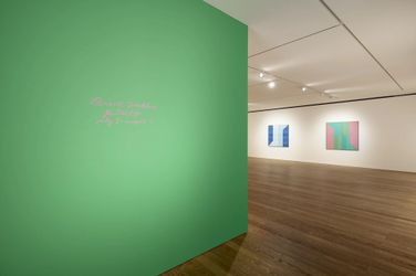 Exhibition view: Brent Wadden, Plecto, Pace Gallery, Seoul (7 July–13 August 2022). Courtesy Pace Gallery.