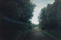 Forest Path 林中路 by Lu Liang contemporary artwork painting