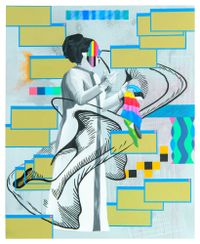 La diva by Hicham Matini contemporary artwork painting