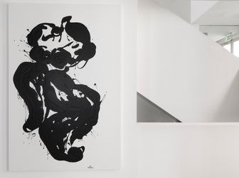 Exhibition view: Ma Desheng, White dream, black soul, A2Z Art Gallery, Paris (2 April–7 May 2022). Courtesy A2Z Art Gallery.  