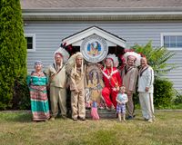 Improved Order of Red Men, Group Portrait, Tuckerton, New Jersey by Andrea Robbins and Max Becher contemporary artwork photography