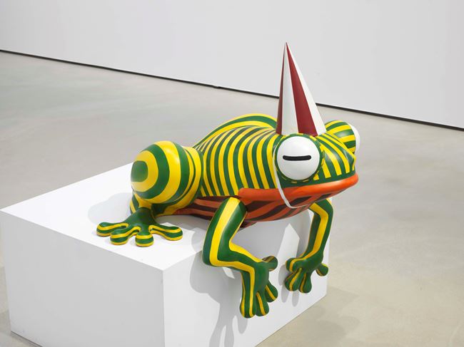 Kobe Frog by Florentijn Hofman contemporary artwork