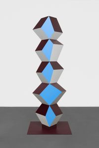 Heavy Metal Stack of Five: Sky Frame by Angela Bulloch contemporary artwork painting, sculpture