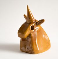 Altes Einhorn by Frank Mädler contemporary artwork ceramics