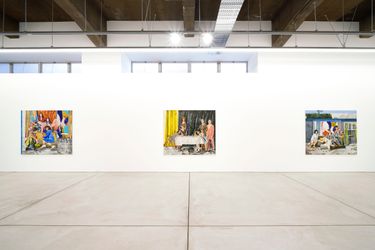 Installation view from The Far Sound of Cities by Marius Bercea.