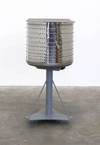 Washing Machine Brazier, Kindling & Sausages by Rob Hood contemporary artwork mixed media