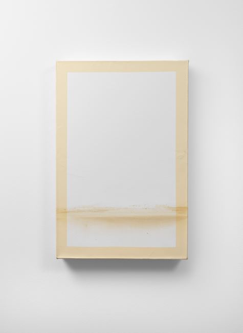 Wet I (White/Cream) by Angela De La Cruz contemporary artwork