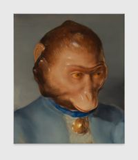 The Monkey by Michaël Borremans contemporary artwork painting