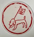 Peace Dog (Red) by Yoshitomo Nara contemporary artwork 2