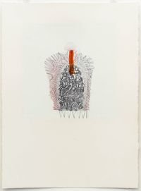 Catcher (Net Let) by Marie Le Lievre contemporary artwork painting, works on paper, drawing