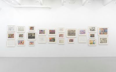 Exhibition view: Stanley Whitney, Drawings, Lisson Gallery, New York (8 September–21 October 2017). Courtesy Lisson Gallery, New York.