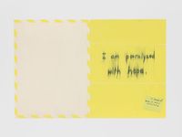 Attention – Torrid Zone • Yellow Hope by Roni Horn contemporary artwork painting, works on paper, drawing