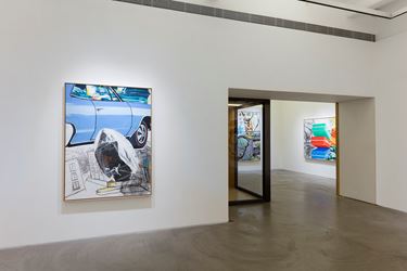 David Salle, Solo Exhibition, 2016, Exhibition view. Courtesy the artist and Lehmann Maupin, Hong Kong.