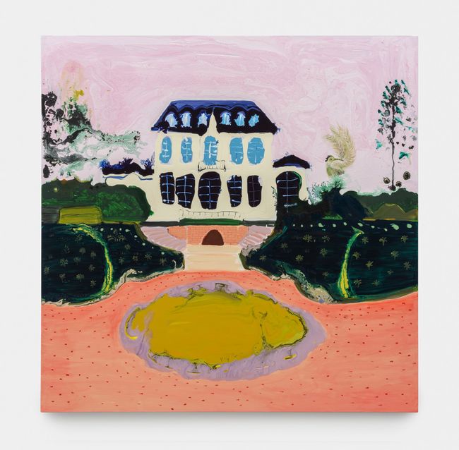 Summer house with Bird by Genieve Figgis contemporary artwork