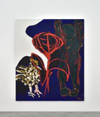 Red Flower by Karel Appel contemporary artwork sculpture
