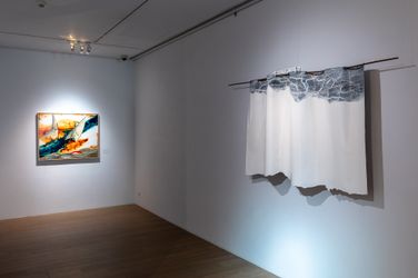 Exhibition view: Chou Tai-Chun, Terrains, Maps, and Time Travel–CHOU Tai-Chun's solo exhibition, Liang Gallery, Taipei (7 November–13 December 2020). Courtesy Liang Gallery.