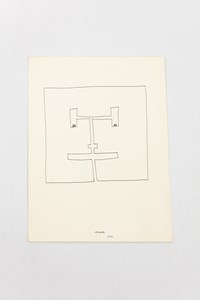 Antenati by Bruno Munari contemporary artwork works on paper