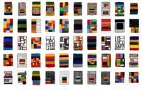 The 50 by Sean Scully contemporary artwork print