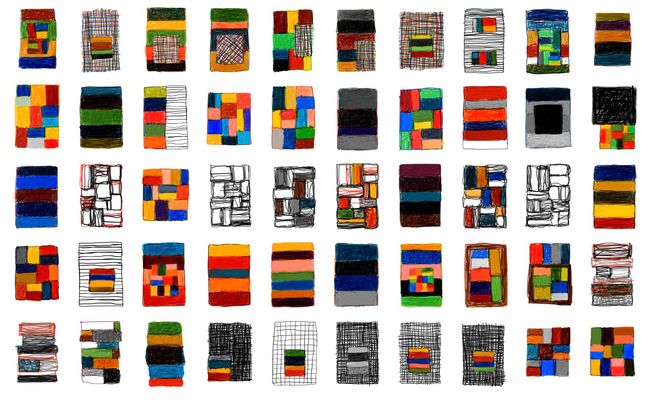 The 50 by Sean Scully contemporary artwork