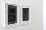 Espansioni-contrazioni in nero by Alberto Biasi contemporary artwork 2