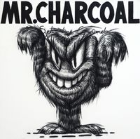 MR CHARCOAL by Sebastian Chaumeton contemporary artwork painting