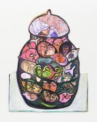 The Kiss of the Revolution: Pickled by Mounira Al Solh contemporary artwork painting