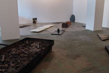 Exhibition view: Barbad Golshiri, Curriculum Mortis, Thomas Erben Gallery, New York (7 September–26 October 2013). Courtesy Thomas Erben Gallery.