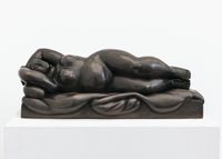 Sleeping Woman by Fernando Botero contemporary artwork sculpture