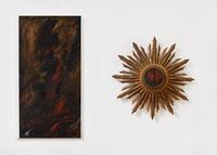 Untitled (England II) (and clock) by Derek Jarman contemporary artwork painting, sculpture, mixed media