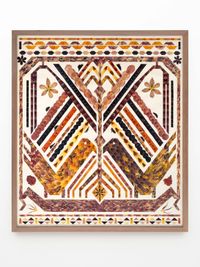 Tampan Tree of Life, Dancing Birds by Jennifer Tee contemporary artwork works on paper