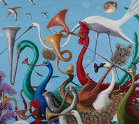 Oom-pah by Joanna Braithwaite contemporary artwork painting