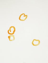 Seeds and Tracks, #13 by Jürgen Partenheimer contemporary artwork works on paper