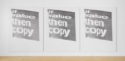 If Value Then Copy by Superflex contemporary artwork 1